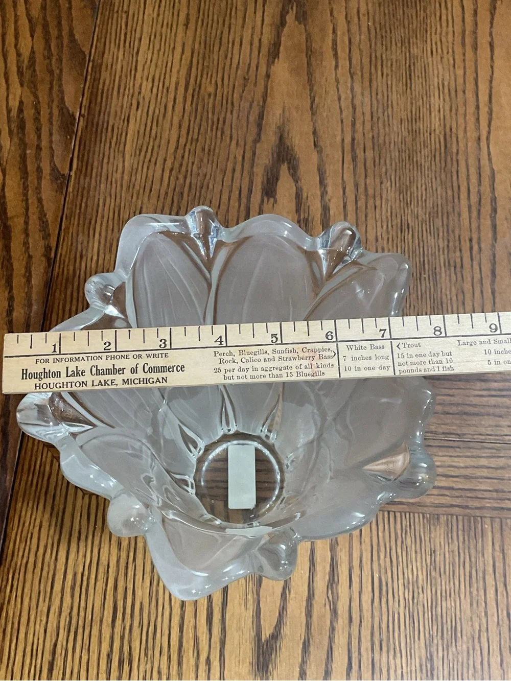 Mikasa glass vase